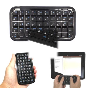 Mini Rechargeable Type-C Bluetooth 3.0 Keyboard Slim Wireless Pocket Keypad - Picture 1 of 12