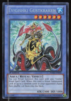 Yu-Gi-Oh TCG Hidden Arsenal 6 Omega XYZ #HA06-EN046 Evigishki Gustkraken - Image 1 of 2