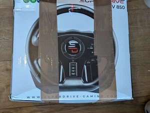 Subsonic Superdrive SV850 drive pro steering wheel + pedals for Xbox PS4 PC - Picture 1 of 6