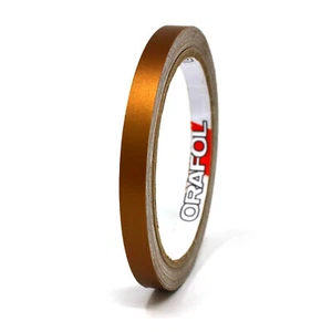 10m Zierstreifen 8mm Matt Kupfer Auto Motorrad Dekorstreifen Seitenstreifen - Bild 1 von 7