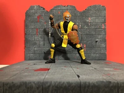 1:12 Scale Bloody Mortal Kombat Detolf Diorama Action Figure Photography - Image 1 of 4