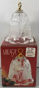 VINTAGE Collectable Mikasa "Holiday Lights" Lead Crystal Christmas Bell - Picture 1 of 9