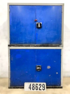 2x Metallschrank Stahlschrank Werkstattschrank Hängeschrank Lagerschrank 48629 - Bild 1 von 9