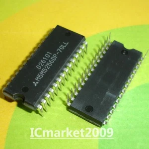 2 Stück M5M5256DP-70LL DIP-28 M5M5256 Cmos Static Ram IC Chip - Bild 1 von 1