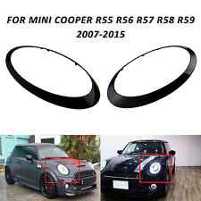 Produktbild - 1 Paar Zierring Scheinwerfer Lampe Trim Rings Für Mini Cooper R55 R56 2007-2015