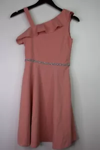 Girl's Lots of Love by Speechless One Shoulder Dress Rose Size 16 - Picture 1 of 4
