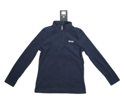Regatta Ladies Sweetheart Micro Fleece Jacket 1/4 Zip Navy Blue Womens Small 6 - Image 1 of 4