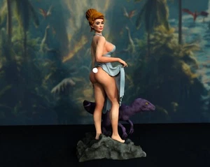 Wilma Flintstone NSFW Sculpture (300mm)/Unpainted/Unassembled/GK/3D Print - Foto 1 di 4