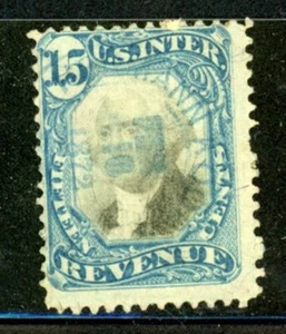 US Scott # R110 - Used - CV=$100.00 - Blue Cancel 1872 (20-C223) - Picture 1 of 1