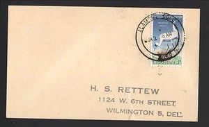 Alamosa, Colorado Private Card--1959 Hand Cancel--Whooping Cranes - Picture 1 of 1