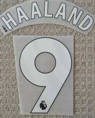 Conjunto de número de nombre de talla adulto blanco oficial - Manchester City Premier League Foto 1 de 4