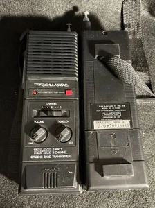 Vintage 80s Realistic Walkie Talkie TRC-218 2Watt 3-Channel CB   Stranger Things - Picture 1 of 9