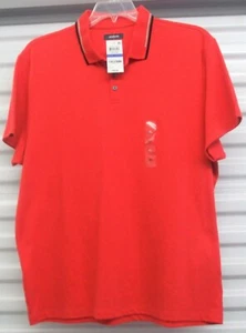 Camisa polo tejida roja manga corta Alfani para hombre talla: XL - $50 - Imagen 1 de 3