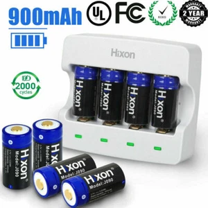 Hixon CR123A Batterien Arlo Akku 3,7V Wiederaufladbar RCR123A Lithium Batterie - Bild 1 von 18