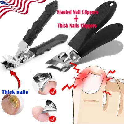Extra Large Toe Nail Clippers For Thick Nails Heavy Duty Stainless Professional - Image 1 of 4