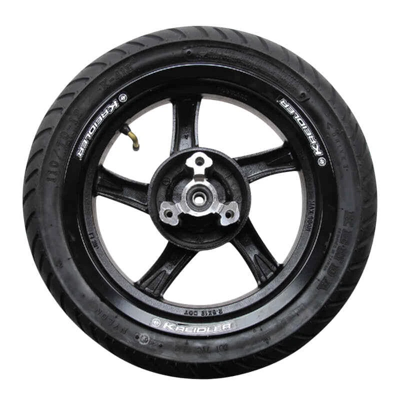 Vorderrad komplett 2.15x12 / 110/70-12 schwarz Kreidler Florett RMC-G RMC-E 50 - Bild 1 von 3