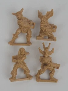 VINTAGE Dark World Board Game - REPLACEMENT HEROES - Elf Knight Dwarf Barbarian - Picture 1 of 5