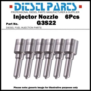 6Pcs Fuel Injector Nozzle G3S22 for Caterpillar C7.1 C6.6 / 295050-0401 370-7282 - Picture 1 of 4