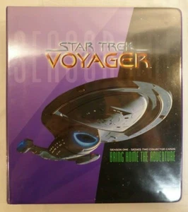 Star Trek Voyager trading cards season 1 series 2 base set chasers +binder - Picture 1 of 11