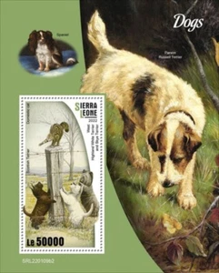 Sierra Leona - Razas de perros 2022, Terrier - Hoja de recuerdo de sellos - SRL220109b2 - Imagen 1 de 1