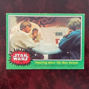 1977 Topps STAR WARS GREEN Set INQUIRING ABOUT OBI-WAN KENOBI #202b** - EX-MINT - Picture 1 of 2