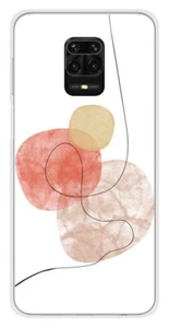 Coque en silicone imprimée compatible Xiaomi Redmi Note 9S One line rouge - Picture 1 of 3