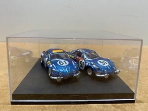 TROFEU COFFRET DE 2 ALPINE RENAULT A110 LE MANS 1968 EN BOITE 1/43 AG G2 - Imagen 1 de 8