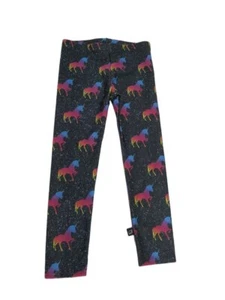 TEREZ Girl's Black Unicorn Magic Leggings #4038676 NWT - Picture 1 of 1