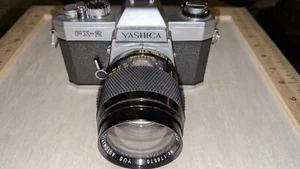 Yashica FX-2 SLR 35mm Camera with 135mm f2.8 Lens. Untested. - Picture 1 of 5