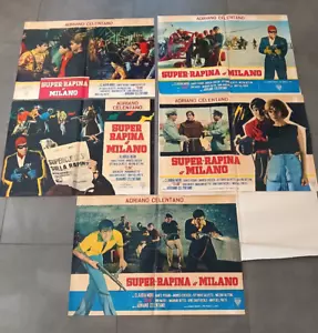FOTOBUSTA ORIGINALE SUPER RAPINA A MILANO 64 ADRIANO CELENTANO POSTER LOCANDINA - Imagen 1 de 6