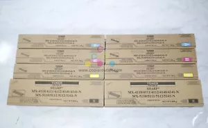 8 New Compatible Sharp MX-4110,4111N,4112N,4140N,4141N,5110N MX-51NT CMYK Toners - Picture 1 of 5