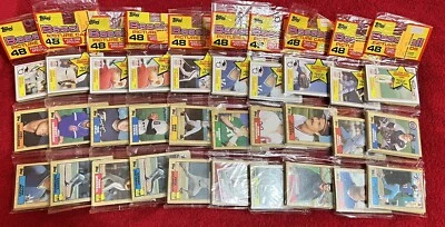 1987 TOPPS BASEBALL RACK PACKS HOFers ROOKIES MORE - Image 1 of 2