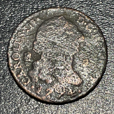1774 Spain King Charles III AE 2 Maravedis Spanish Colonial Copper 2.12g Coin Cover