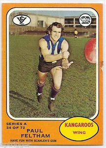 1973 A Scanlens (24) Paul FELTHAM North Melbourne :: - Bild 1 von 1