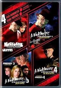 A Nightmare on Elm Street New DVD 4 Movie Collection Freddy Kreuger Horror - Bild 1 von 1