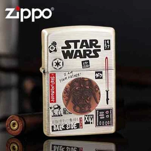 Smoked Silver Star Wars Zippo Lighter - Bild 1 von 2