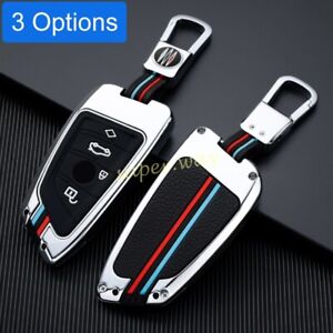 Metal Car Key Fob Ring Chain Case Cover For BMW 1 2 3 4 5 6 7 8 Series M3 M5 X5