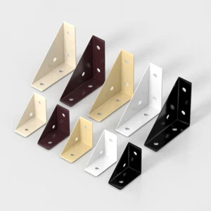 Triangular Corner Code Fixed 90 Degree Right Angle Bracket Accessories S/L - Picture 1 of 16