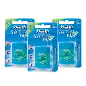 3 x ORAL B Zahnseide SATINtape Spender Zahn sauber Zahnband Minz Geschmack 25m - Bild 1 von 2