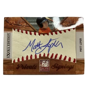 2010 Donruss Elite Matt Lipka Auto Baseball Relikt Patch /100 SP - Bild 1 von 6