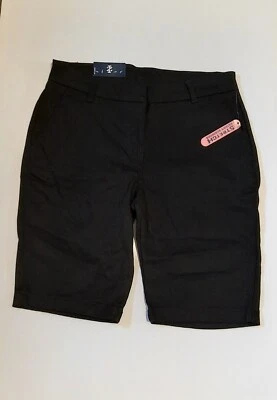 Pantalones Cortos Izod Niñas Negros Aprobados Ropa Escolar Talla 1 Bermudas Elastizados Ajustados Nuevos Foto 1 de 4