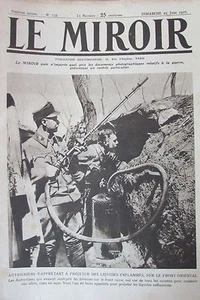 WW1 LE MIROIR 1916 SOLDATS AUTRICHIENS LANCE FLAMMES GUERRE MARINE RAID AERIEN  - Imagen 1 de 2