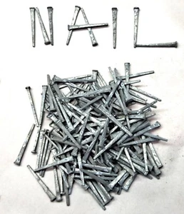 Lote de 200 de colección. Nuevo "Old Stock" Corte Cuadrado 1-1/2" Largo Galvanizado Teja Uñas - Imagen 1 de 4