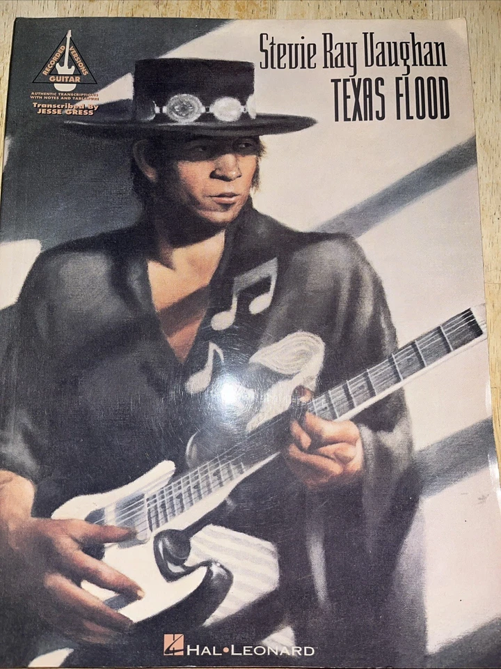 Stevie Ray Vaughan Texas Flood Recorded Guitar Version Tablature Songbook 1995 - Image 1 of 1