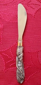 ARTHUR COURT Coltello Formaggio Spandiconcime Burro Marmellata Acciaio Inox Lumaca Calamari - Foto 1 di 8