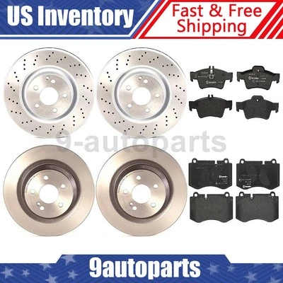 Kit de pastillas de freno delantero trasero Brembo OE para Mercedes-Benz CL550 2007-2008 Foto 1 de 4