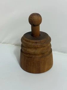 Antico stampo per burro primitivo in legno - timbro aquila - casale di campagna raro - Foto 1 di 7