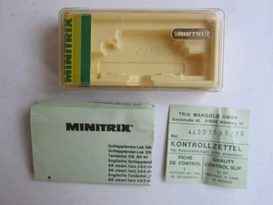 MINITRIX 2030 - Scatola vuota per locomotiva tender BR 064 (Bubikopf) delle DB - Foto 1 di 4