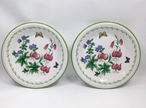 Paar Vintage Studio Nova Garden Bloom Y2372 schöne 7 3/4" Salatteller NEU, unbenutzt - Bild 1 von 8