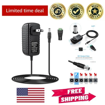 Transformador de parede compacto e confiável 12V 2A - Ideal para eletrônicos e tiras de LED - Imagem 1 de 4